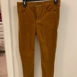 Jcrew Corduroy Camel Colored Pants